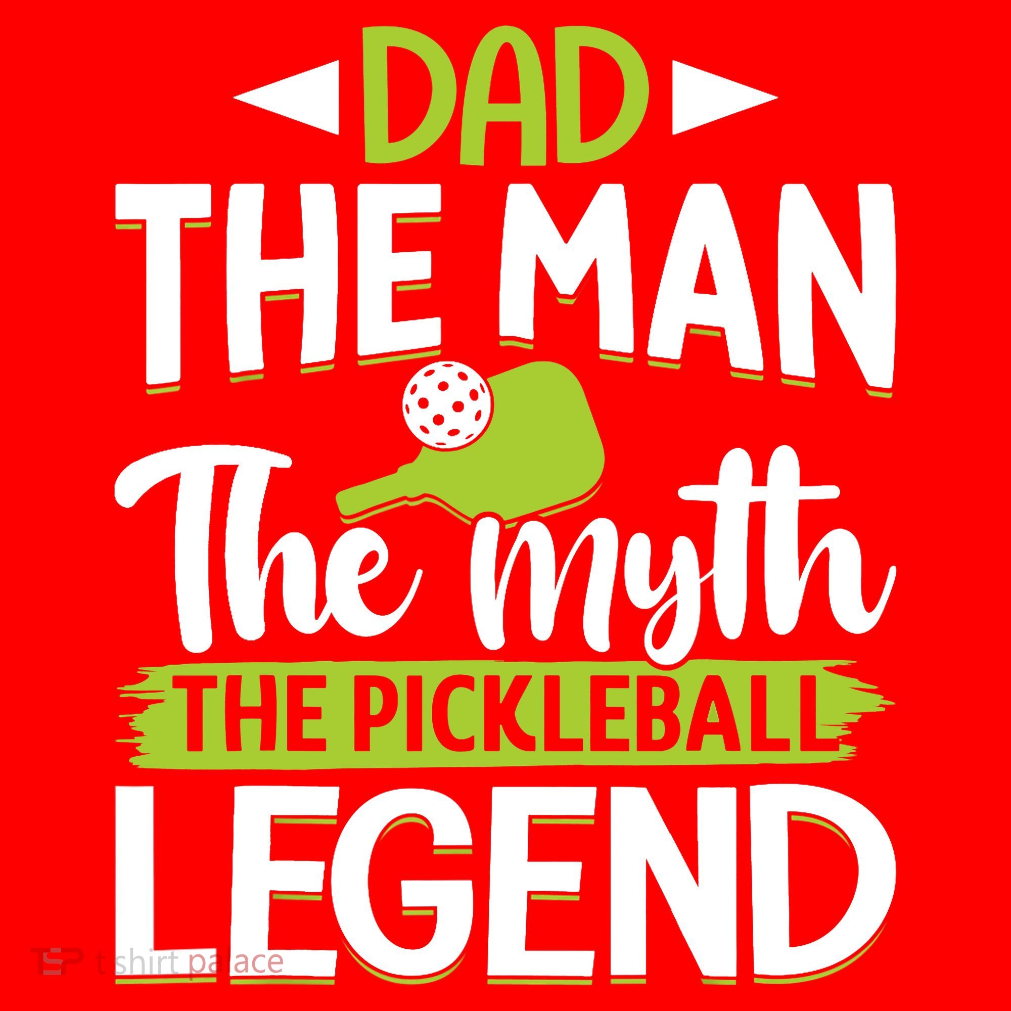 Dad The Man The Myth The Pickleball Legend Santa Hat