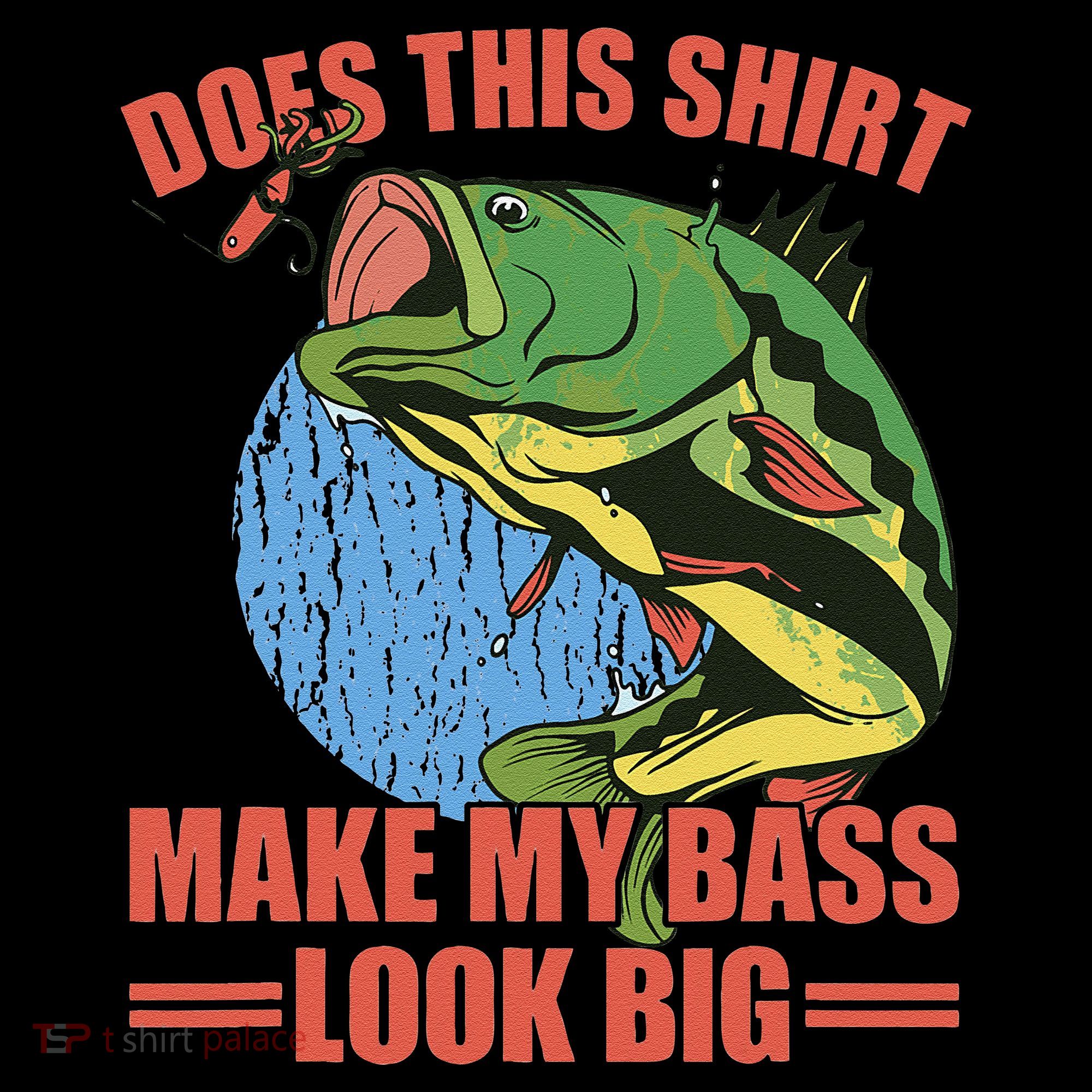 Does This Make My Bass Look Big Funny Fishing Coffee Mug