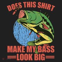 Does This Make My Bass Look Big Funny Fishing Beanie thumb 2