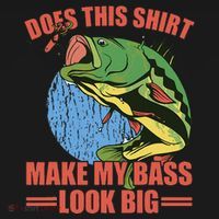 Does This Make My Bass Look Big Funny Fishing Women's Hoodie thumb 2