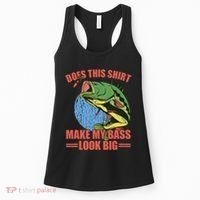 Does This Make My Bass Look Big Funny Fishing Women's Tank Top thumb 0