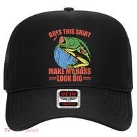 Does This Make My Bass Look Big Funny Fishing Hat thumb 0