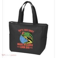 Does This Make My Bass Look Big Funny Fishing Tote Bag thumb 3