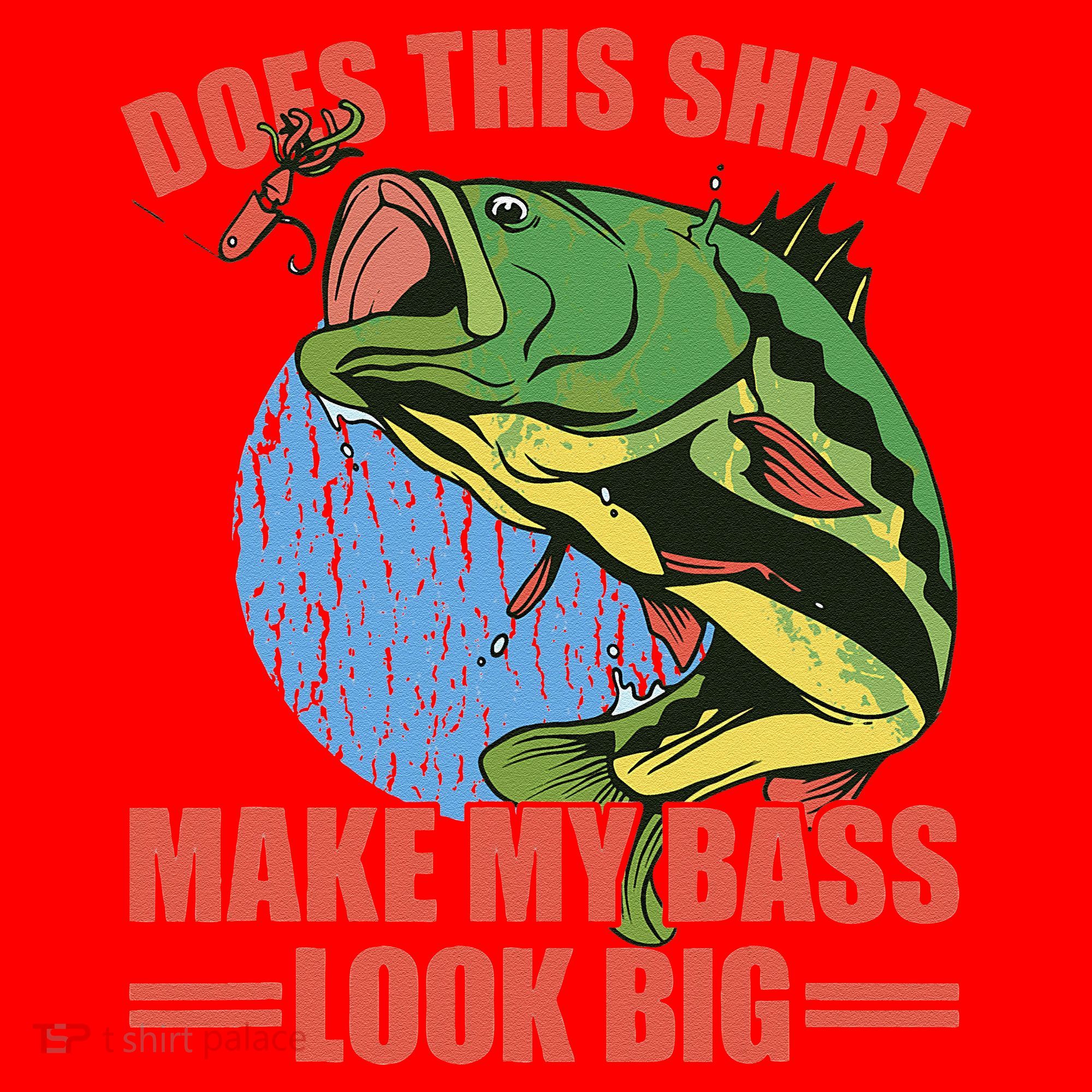 Does This Make My Bass Look Big Funny Fishing Santa Hat