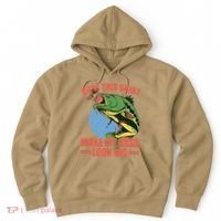 Does This Make My Bass Look Big Funny Fishing Hoodie thumb 0