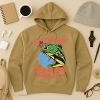 Does This Make My Bass Look Big Funny Fishing Hoodie thumb 3