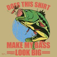Does This Make My Bass Look Big Funny Fishing Long Sleeve Shirt thumb 2