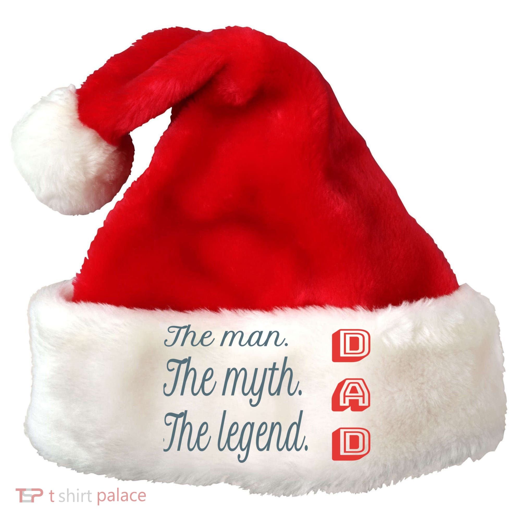 Dad The Myth Legend Dad Father Gift Santa Hat