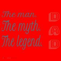 Dad The Myth Legend Dad Father Gift Santa Hat thumb 1