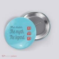 Dad The Myth Legend Dad Father Gift Button thumb 0
