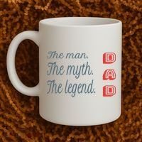Dad The Myth Legend Dad Father Gift Coffee Mug thumb 2