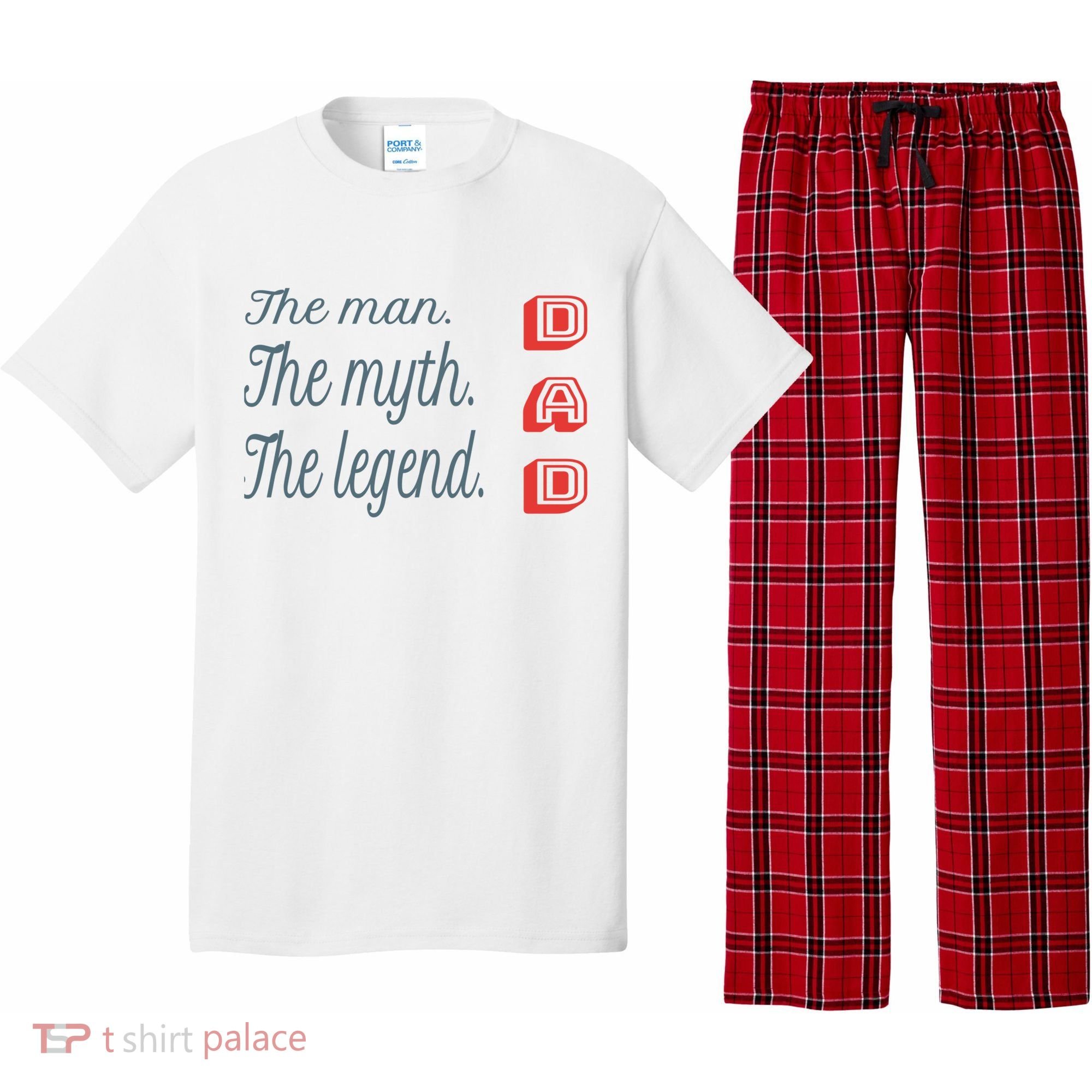 Dad The Myth Legend Dad Father Gift Pajama Set