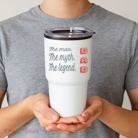 Dad The Myth Legend Dad Father Gift Tumbler thumb 2