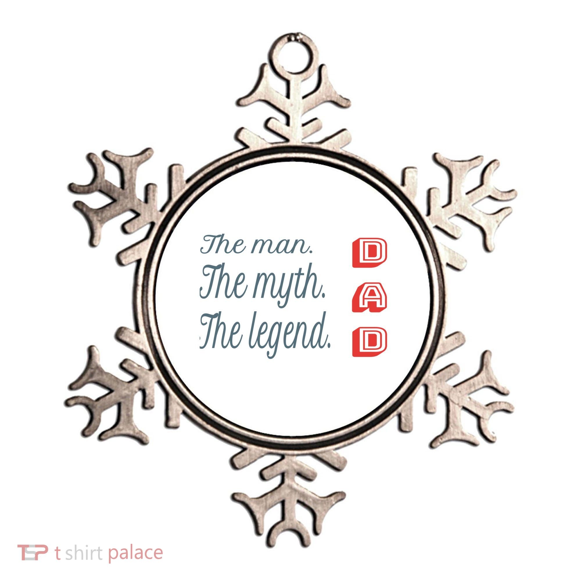 Dad The Myth Legend Dad Father Gift Ornament