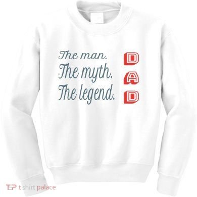 Dad The Myth Legend Dad Father Gift Kids Sweatshirt