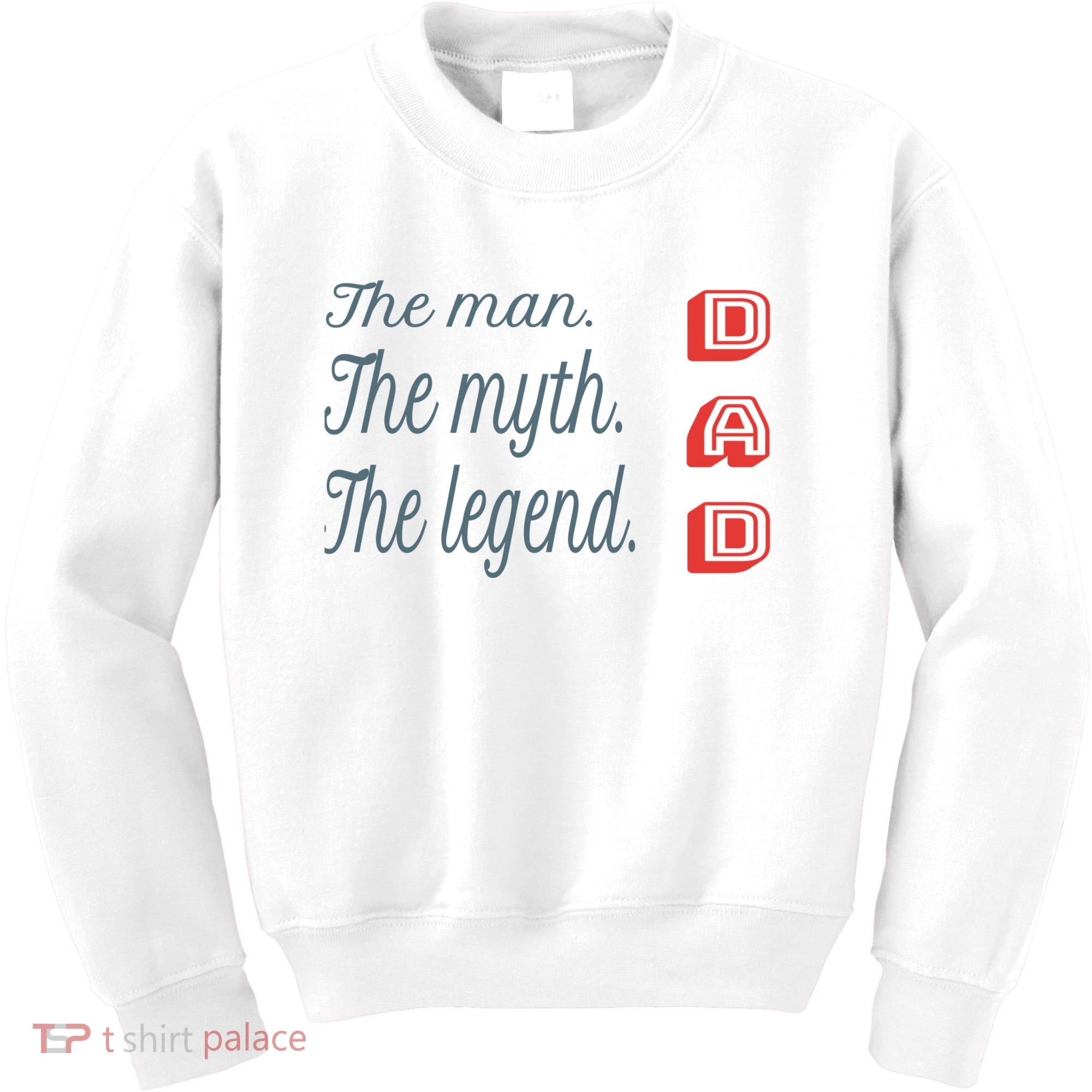Dad The Myth Legend Dad Father Gift Kids Sweatshirt