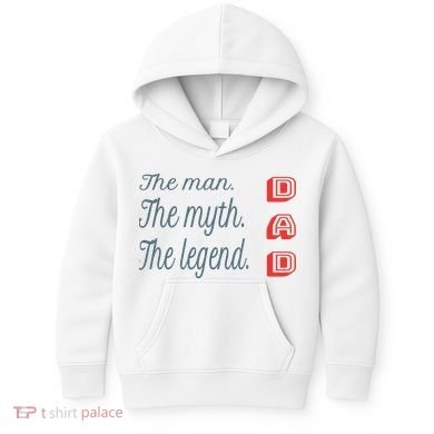 Dad The Myth Legend Dad Father Gift Kids Hoodie