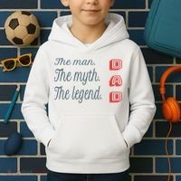 Dad The Myth Legend Dad Father Gift Kids Hoodie thumb 2