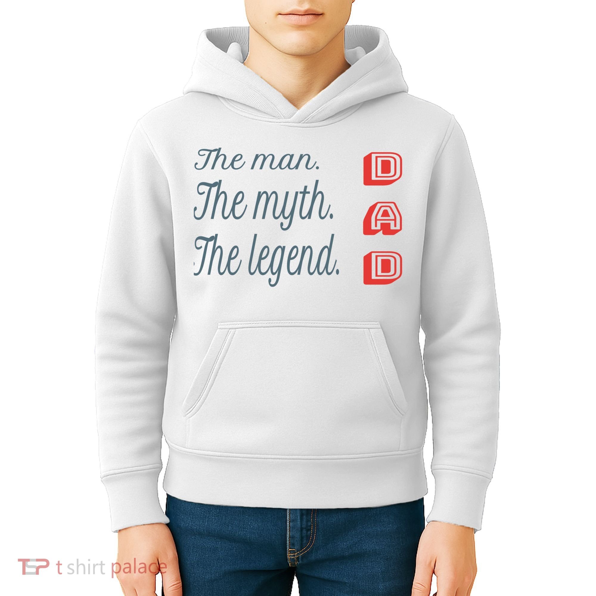 Dad The Myth Legend Dad Father Gift Kids Hoodie