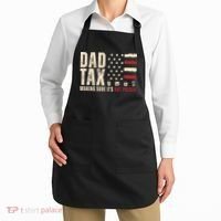 Dad Tax Making Sure ItS Not Poison Usa Flag Apron thumb 2