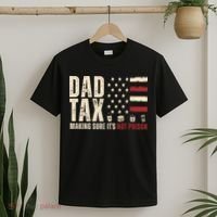 Dad Tax Making Sure ItS Not Poison Usa Flag T-Shirt thumb 2