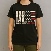 Dad Tax Making Sure ItS Not Poison Usa Flag T-Shirt thumb 4