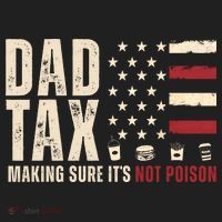 Dad Tax Making Sure ItS Not Poison Usa Flag Beanie thumb 2
