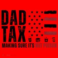 Dad Tax Making Sure ItS Not Poison Usa Flag Santa Hat thumb 1
