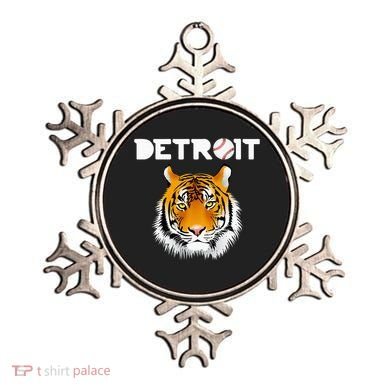Distressed Tiger Mascot Cool Detroit Tiger Design Ornament