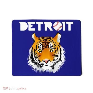 Distressed Tiger Mascot Cool Detroit Tiger Design Mousepad