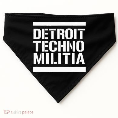 Detroit Techno Militia USA-Made Doggie Bandana
