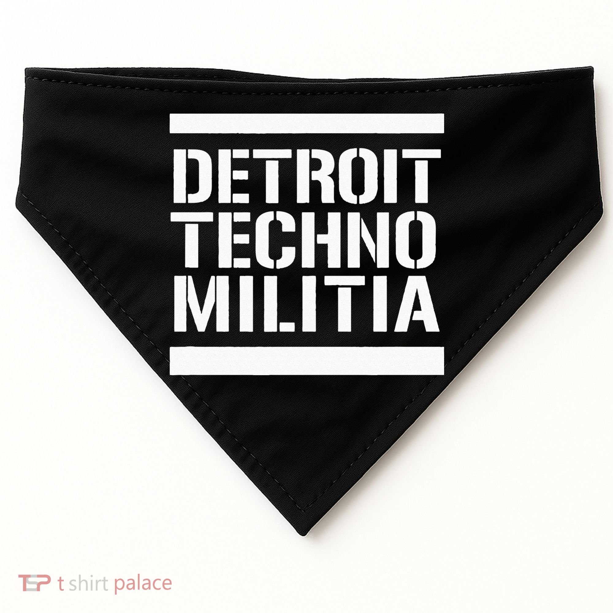 Detroit Techno Militia USA-Made Doggie Bandana
