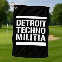 Detroit Techno Militia Golf Towel thumb 1