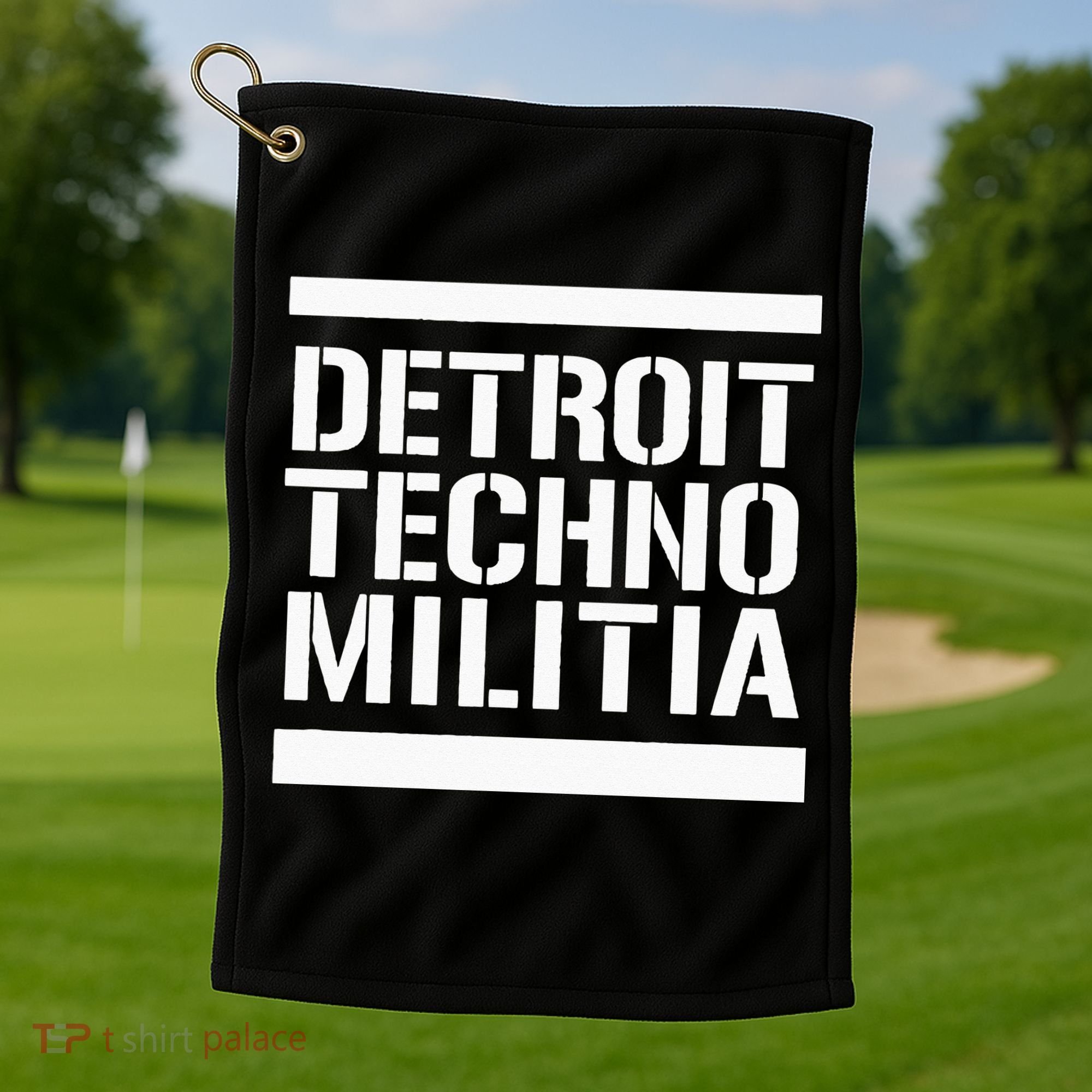 Detroit Techno Militia Golf Towel