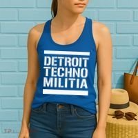 Detroit Techno Militia Women's Tank Top thumb 2