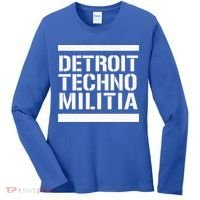 Detroit Techno Militia Women's Long Sleeve Shirt thumb 0