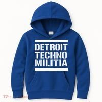Detroit Techno Militia Kids Hoodie thumb 0
