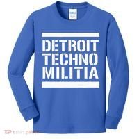 Detroit Techno Militia Kids Long Sleeve Shirt thumb 0