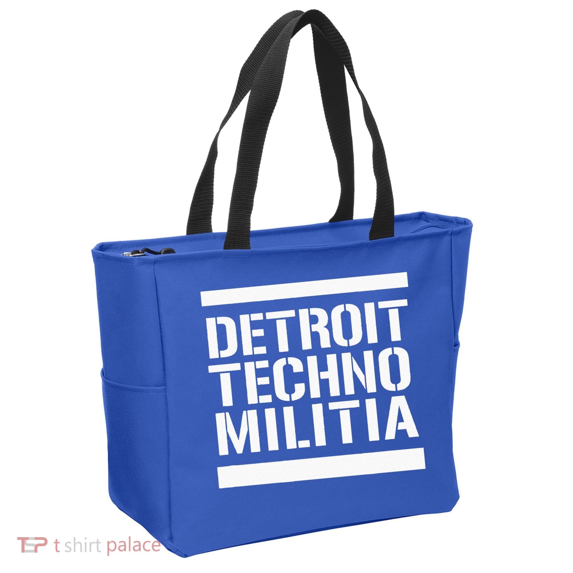 Detroit Techno Militia Tote Bag
