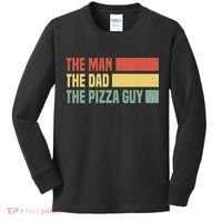 Daddy The Man The Myth The Pizza Guy Pizza lovers Kids Long Sleeve Shirt thumb 0