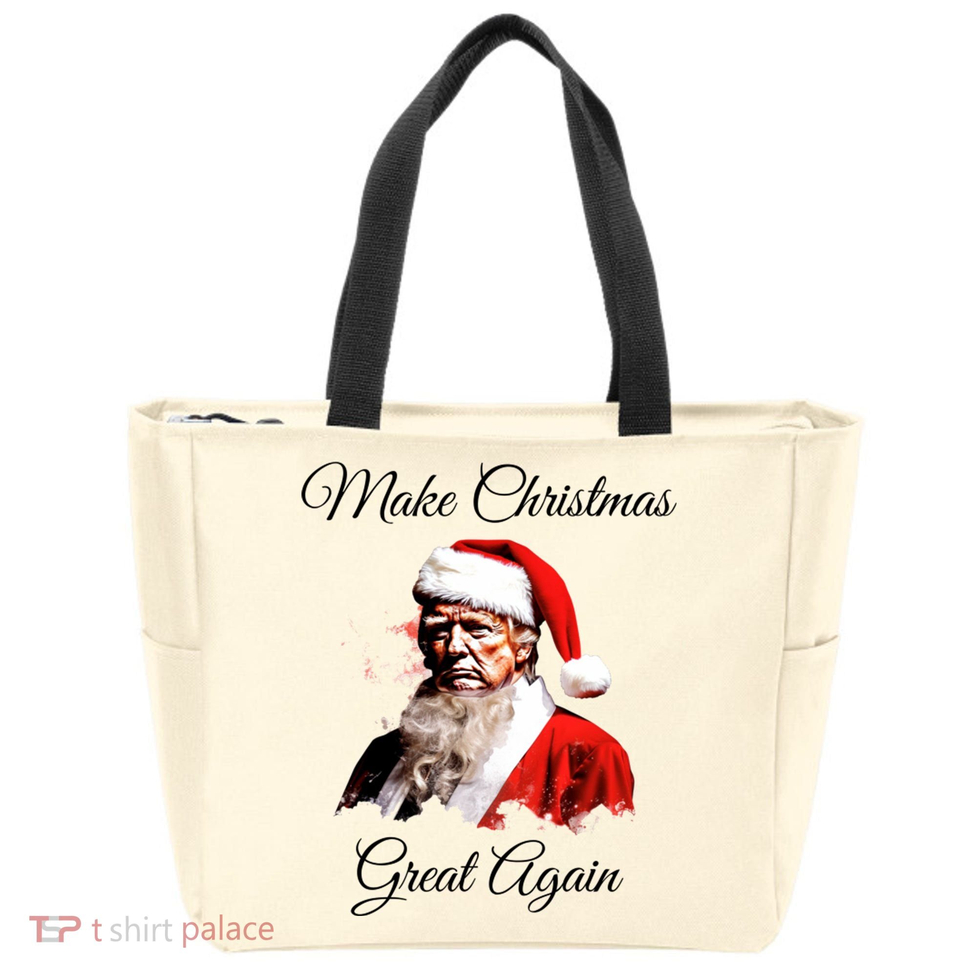 Donald Trump Make Christmas Great Again Christmas | Festive Holiday Tote Bag