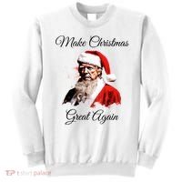 Donald Trump Make Christmas Great Again Christmas | Festive Holiday Sweatshirt thumb 0