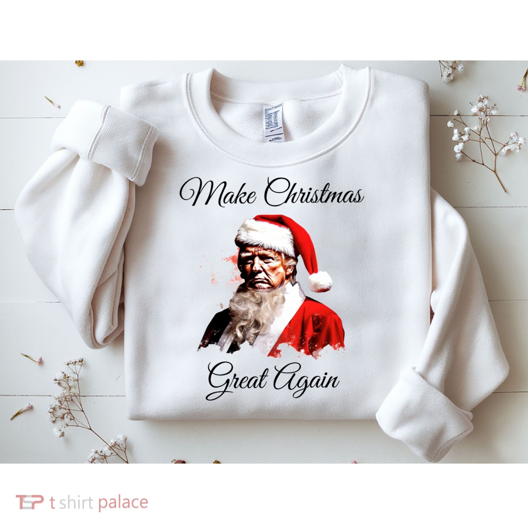 Donald Trump Make Christmas Great Again Christmas | Festive Holiday Sweatshirt