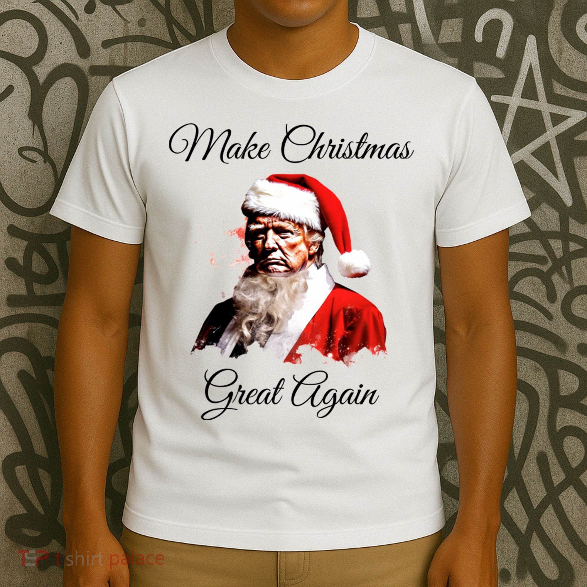Donald Trump Make Christmas Great Again Christmas | Festive Holiday T-Shirt