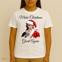 Donald Trump Make Christmas Great Again Christmas | Festive Holiday T-Shirt thumb 4