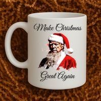 Donald Trump Make Christmas Great Again Christmas | Festive Holiday Coffee Mug thumb 2