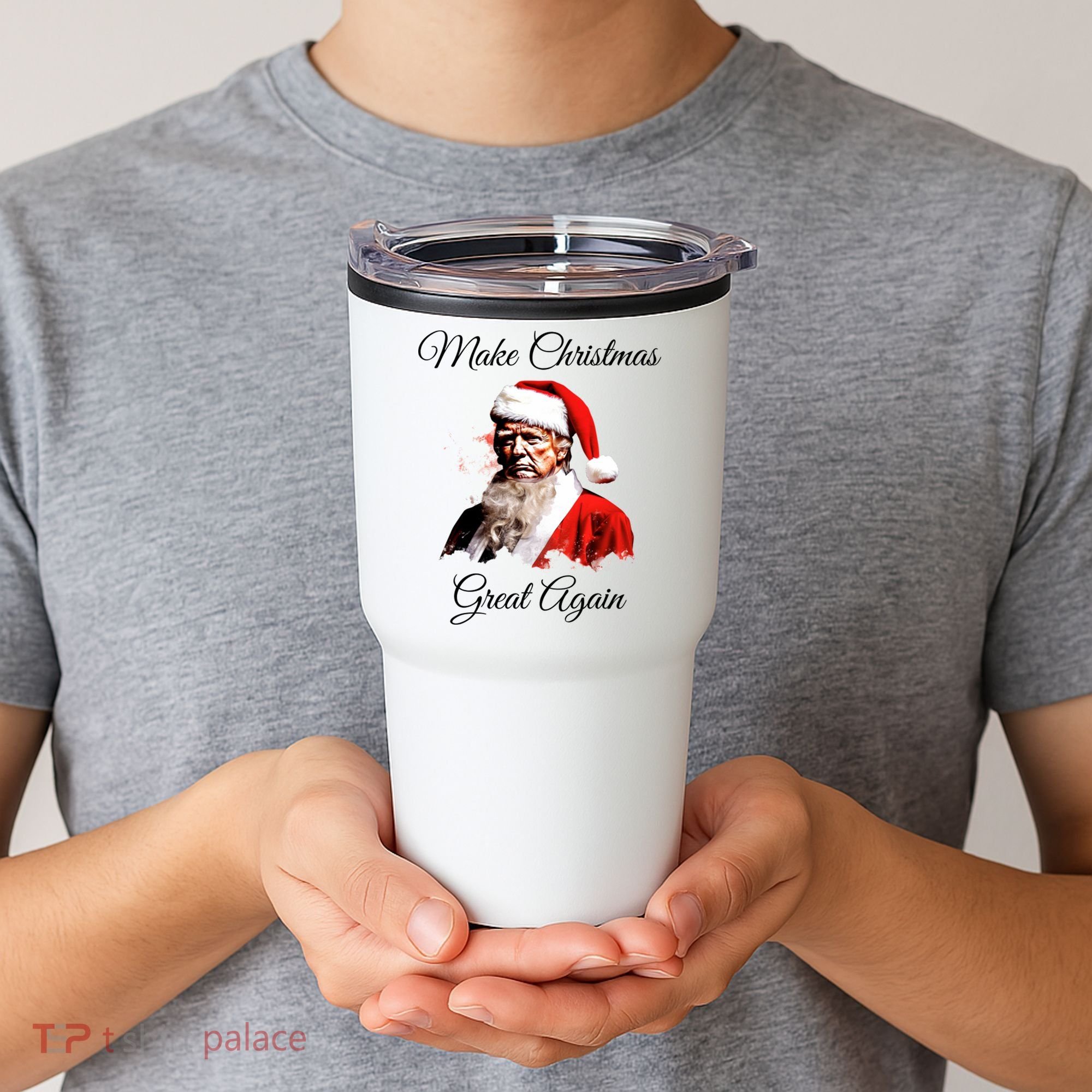 Donald Trump Make Christmas Great Again Christmas | Festive Holiday Tumbler