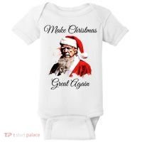 Donald Trump Make Christmas Great Again Christmas | Festive Holiday Baby Bodysuit thumb 0