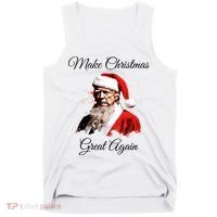 Donald Trump Make Christmas Great Again Christmas | Festive Holiday Tank Top thumb 0