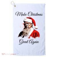 Donald Trump Make Christmas Great Again Christmas | Festive Holiday Golf Towel thumb 0